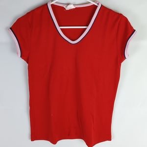 Vintage Y2K Stretchable T-Shirt Top Size S Preppy Gorpcore VTG Retro Loungewear